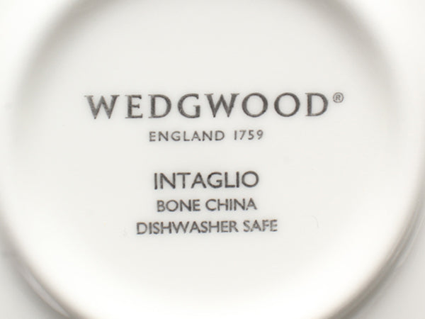 美品 WEDGWOOD デミタスカップ＆ソーサー インタグリオ ウエッジウッド