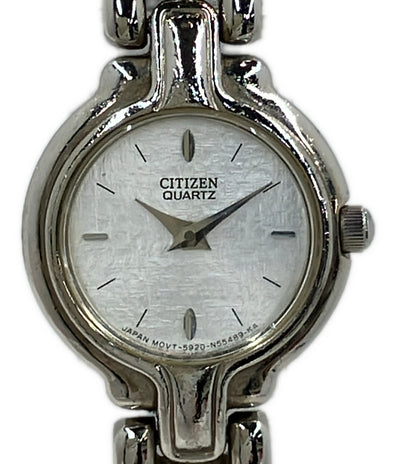 CITIZEN 腕時計 クオーツ シルバー 5920-S57707 レディース シチズン
