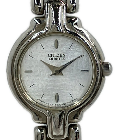 CITIZEN 腕時計 クオーツ シルバー 5920-S57707 レディース シチズン
