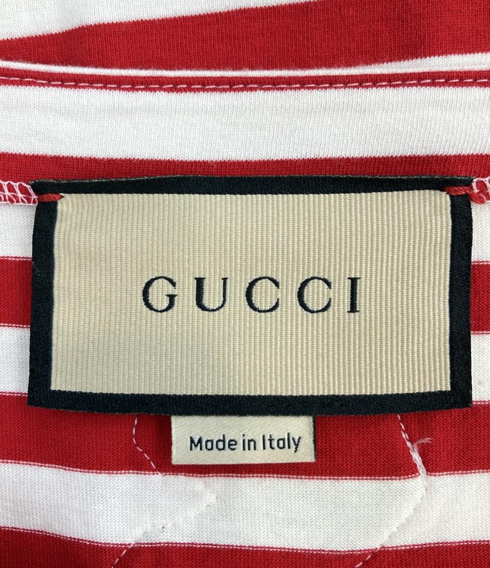 グッチ 七分袖 ボーダーワンピース レディース SIZE XS GUCCI