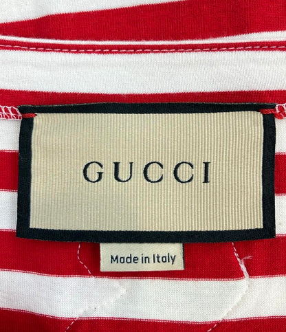 グッチ 七分袖 ボーダーワンピース レディース SIZE XS GUCCI