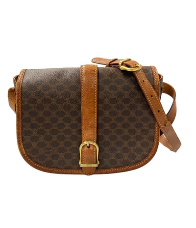 訳あり CELINE ショルダーバッグ 斜め掛け マカダム柄 DM94 レディース セリーヌ