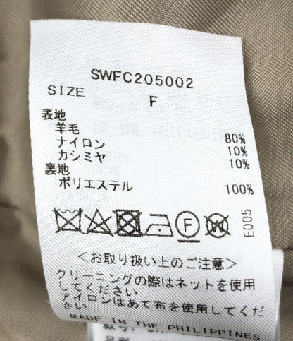 スナイデル  ウールカシミヤコート     swfc205002 レディース SIZE F (M) snidel