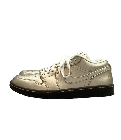 美品 AIR JORDAN NIKE ローカットスニーカー メタリック ジンク WMNS AIR JORDAN 1 LOW SE HQ3529-099 メンズ SIZE 28.0 (XL) エアジョーダン ナイキ