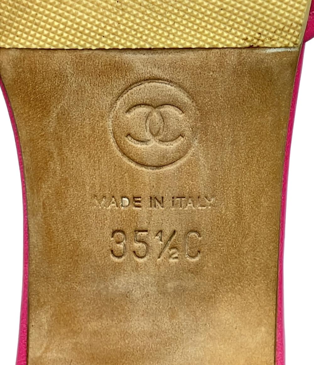 CHANEL ミュール サンダル マトラッセル レディース SIZE 35.5 23(cm) シャネル
