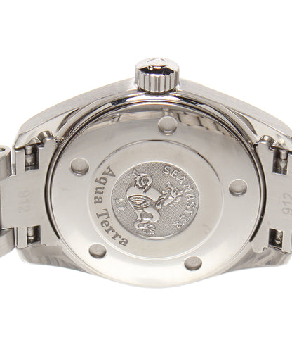 OMEGA 腕時計 シーマスター アクアテラ クオーツ ブラック 2577.50 レディース オメガ
