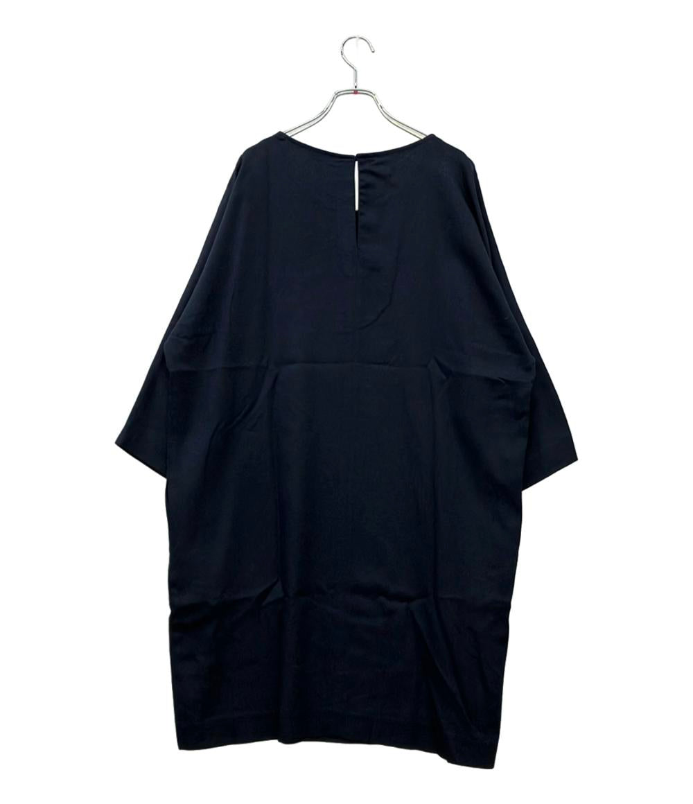 Emporio Armani 7分袖ワンピース 無地 SIZE 42 (L) エンポリオ・アルマーニ