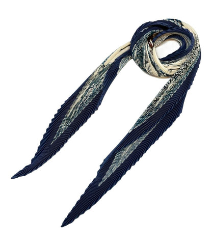 美品 HERMES スカーフ シルク100% プリーツカレ90 Lhiver レディース エルメス