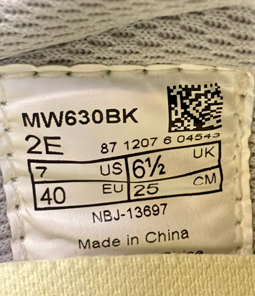 NEW BALANCE スリッポン MW630BK メンズ レディース SIZE 25.0 ニューバランス