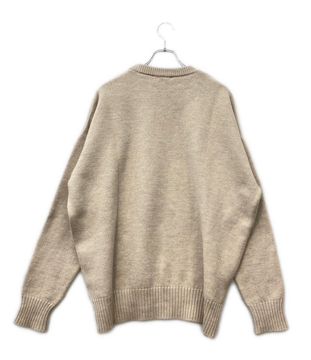 Ami Alexandre Mattiussi 長袖 クルーネック ニット メンズ レディース SIZE L アミ アレクサンドル マテュッシ