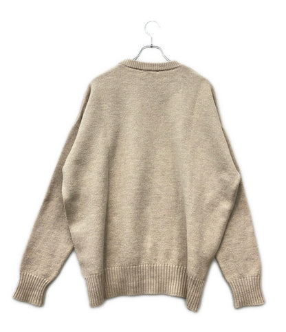 Ami Alexandre Mattiussi 長袖 クルーネック ニット メンズ レディース SIZE L アミ アレクサンドル マテュッシ
