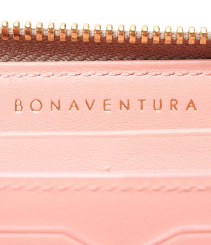 美品 ボナベンチュラ ラウンドファスナー長財布 レディース BONAVENTURA