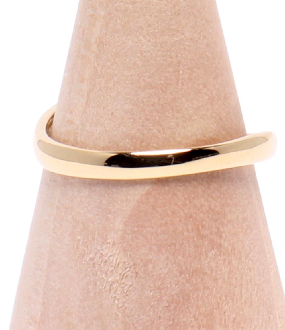 美品 リング 指輪 K18 ターコイズ ハートモチーフ レディース SIZE 10号