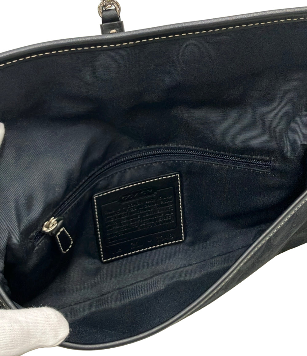 美品 COACH ショルダーバッグ 肩掛け シグネチャー 6348 レディース コーチ