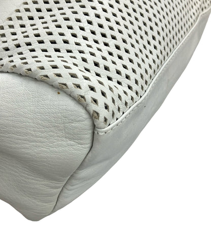 russet ショルダーバッグ 斜め掛け パンチングレザー レディース ラシット