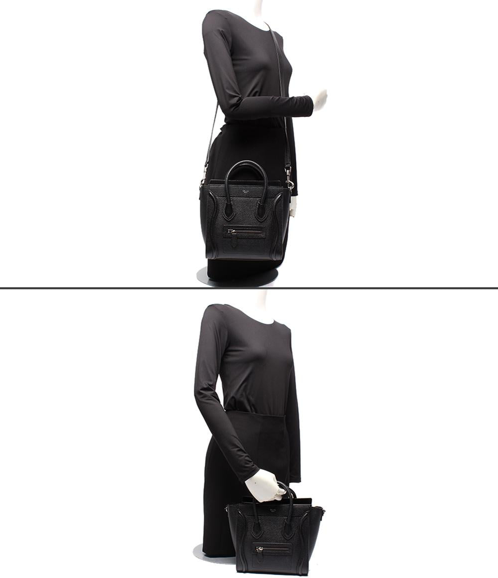 セリーヌ 2way ハンドバッグ ショルダーバッグ 斜め掛け ラゲージナノ 189243 レディース CELINE