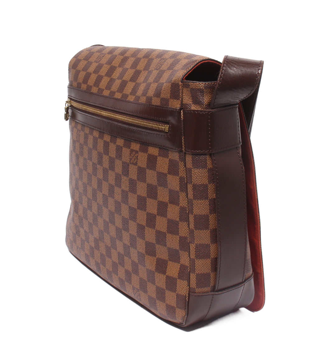 LOUIS VUITTON ショルダーバッグ 斜め掛け バスティーユ ダミエ エベヌ