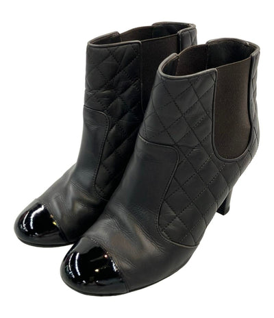 シャネル ショートブーツ サイドゴア レディース SIZE 37 1/2 C (L) CHANEL