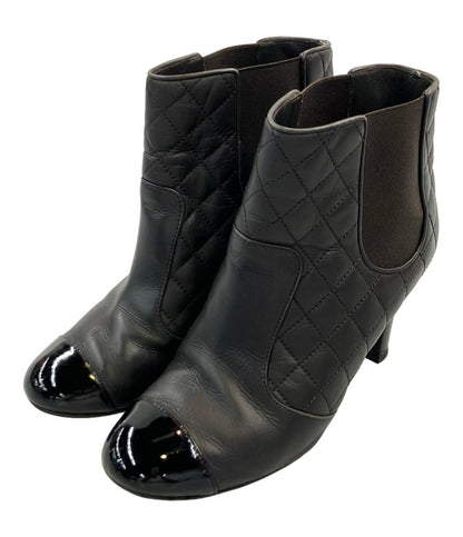 シャネル ショートブーツ サイドゴア レディース SIZE 37 1/2 C (L) CHANEL