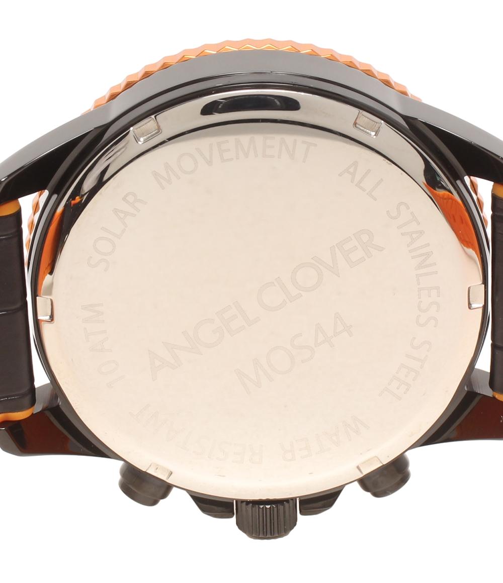 美品 Angel Clover 腕時計 ソーラー ブラック系 MOS44 メンズ