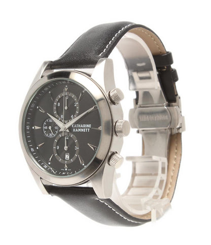 KATHARINE HAMNETT 腕時計 クオーツ ブラック KH-2061 メンズ キャサリン・ハムネット