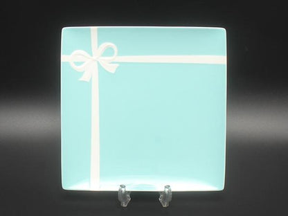 ティファニー スクエアプレート 皿 24cm ブルーボックス TIFFANY&Co.