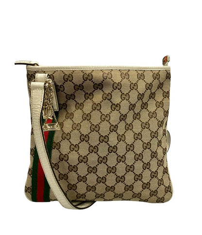GUCCI ショルダーバッグ 斜め掛け GGキャンバス 144388 001018 レディース グッチ