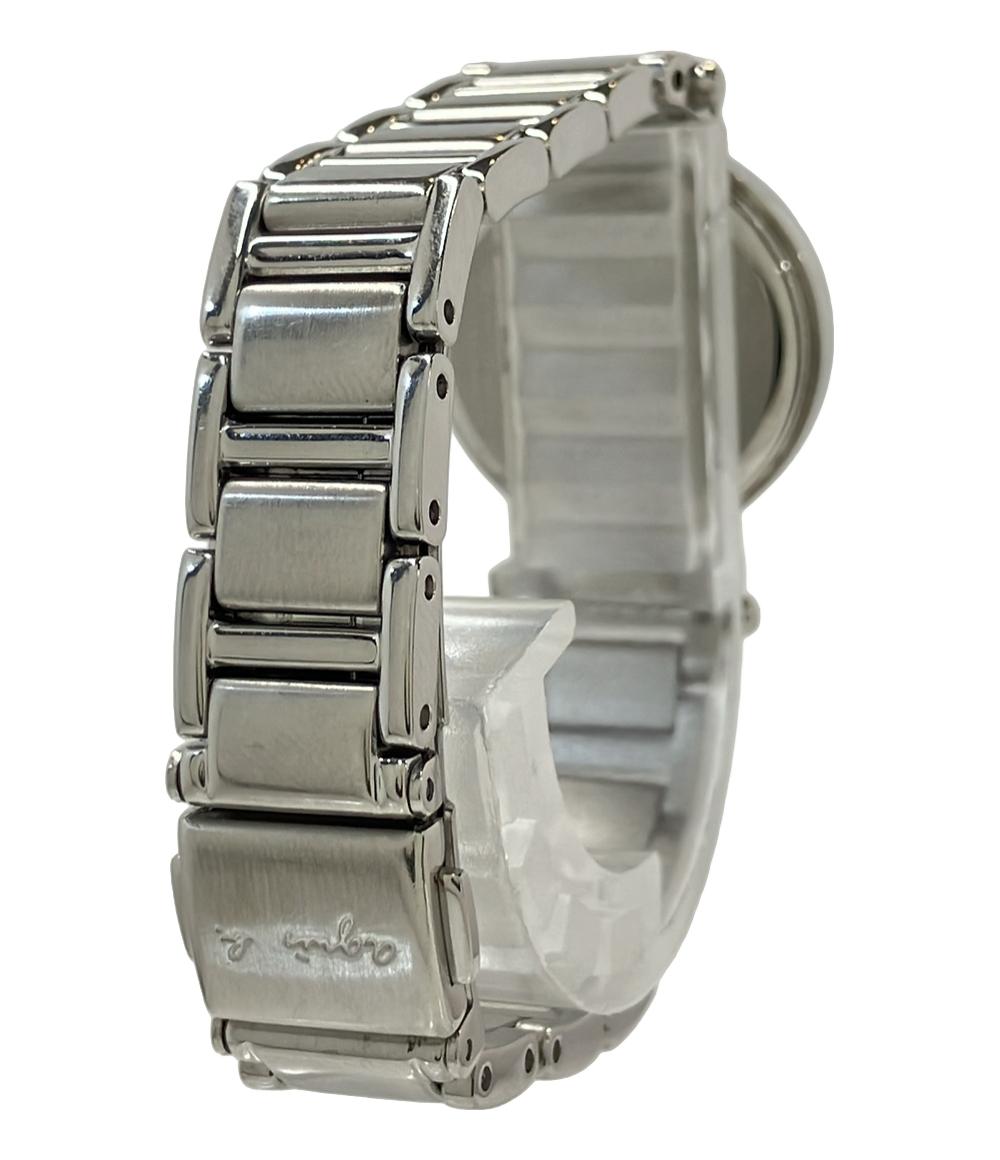 アニエスベー 腕時計 クオーツ シルバー 7N82-0DW0 レディース agnes b