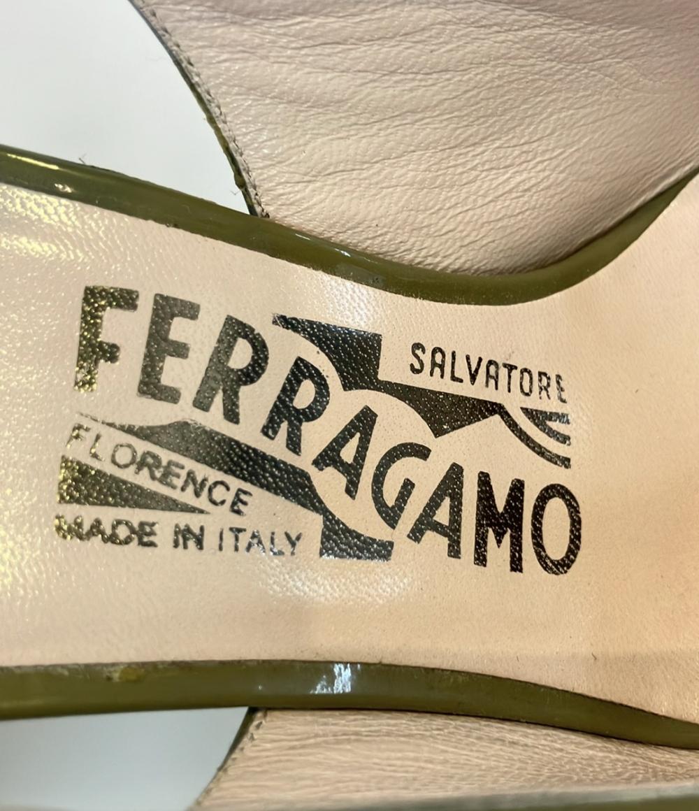 訳あり サルヴァトーレフェラガモ ミュール パンプス ヴァラ レディース SIZE 4 1/2 (XS) Salvatore Ferragamo