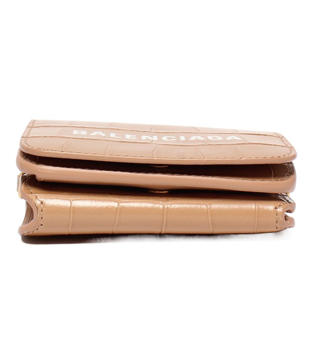 【極美品】BALENCIAGA ケース チェーンウォレット コンパクト ◇国内発送◇【BALENCIAGA】チェーンミニウォレット ミニ財布