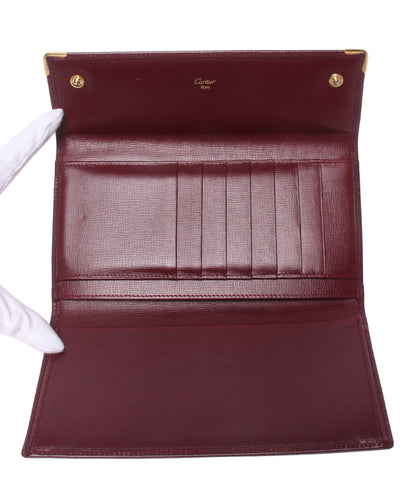 Cartier 長財布 がま口 マスト ドゥ カルティエ メンズ レディース カルティエ