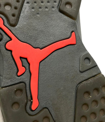 AIR JORDAN NIKE ミドルカットスニーカー アイアングレー/インフラレッド23-ブラック エアジョーダン 6 レトロ PSG CK1229-001 メンズ SIZE 28.0 (XL)