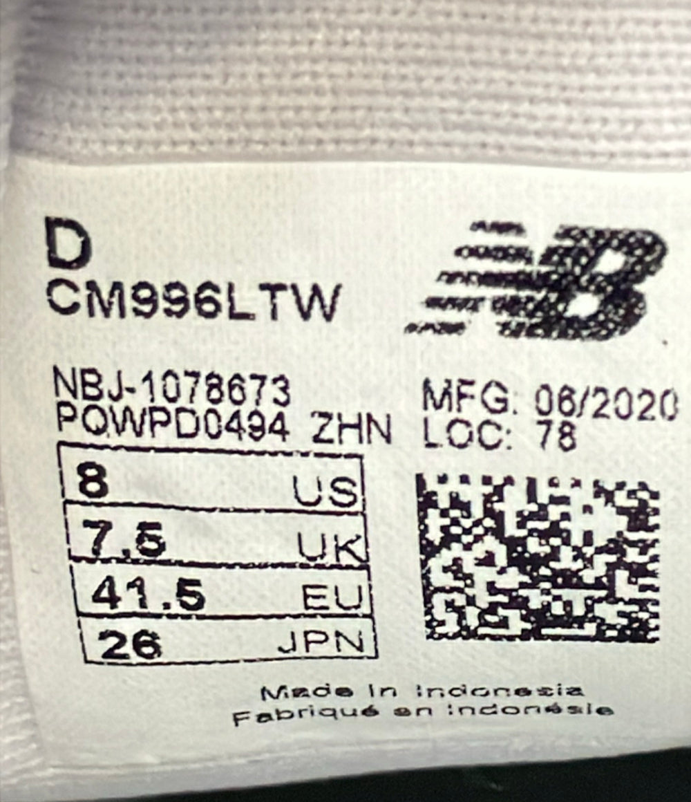 NEW BALANCE ローカットスニーカー CM996LTW メンズ SIZE 26.0 ニューバランス