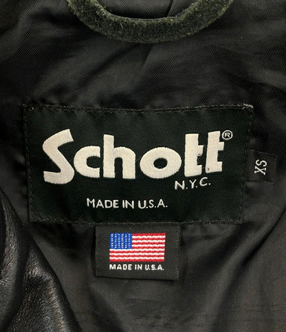 schott レザージャケット DOUBLE RIDERS 7478 メンズ メンズ SIZE XS ショット