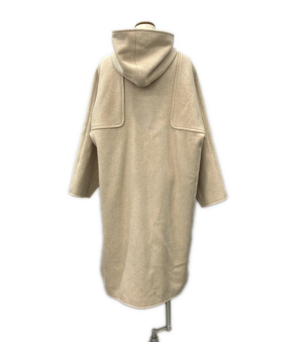 GALERIE VIE ロングコート セレクトショップ ウール100% ダブルクロスショートビーバー フーデッドラグランコート レディース SIZE F (M)