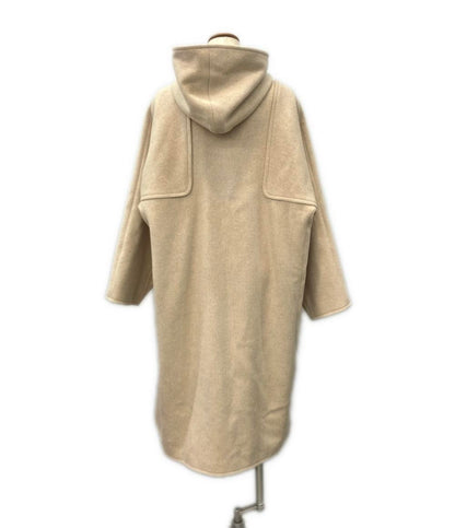 GALERIE VIE ロングコート セレクトショップ ウール100% ダブルクロスショートビーバー フーデッドラグランコート レディース SIZE F (M)