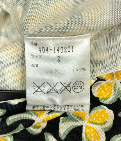 ダイアンフォンファステンバーグ シルク花柄ガウンカーディガン レディース SIZE 2 (M) DIANE VON FURSTENBERG