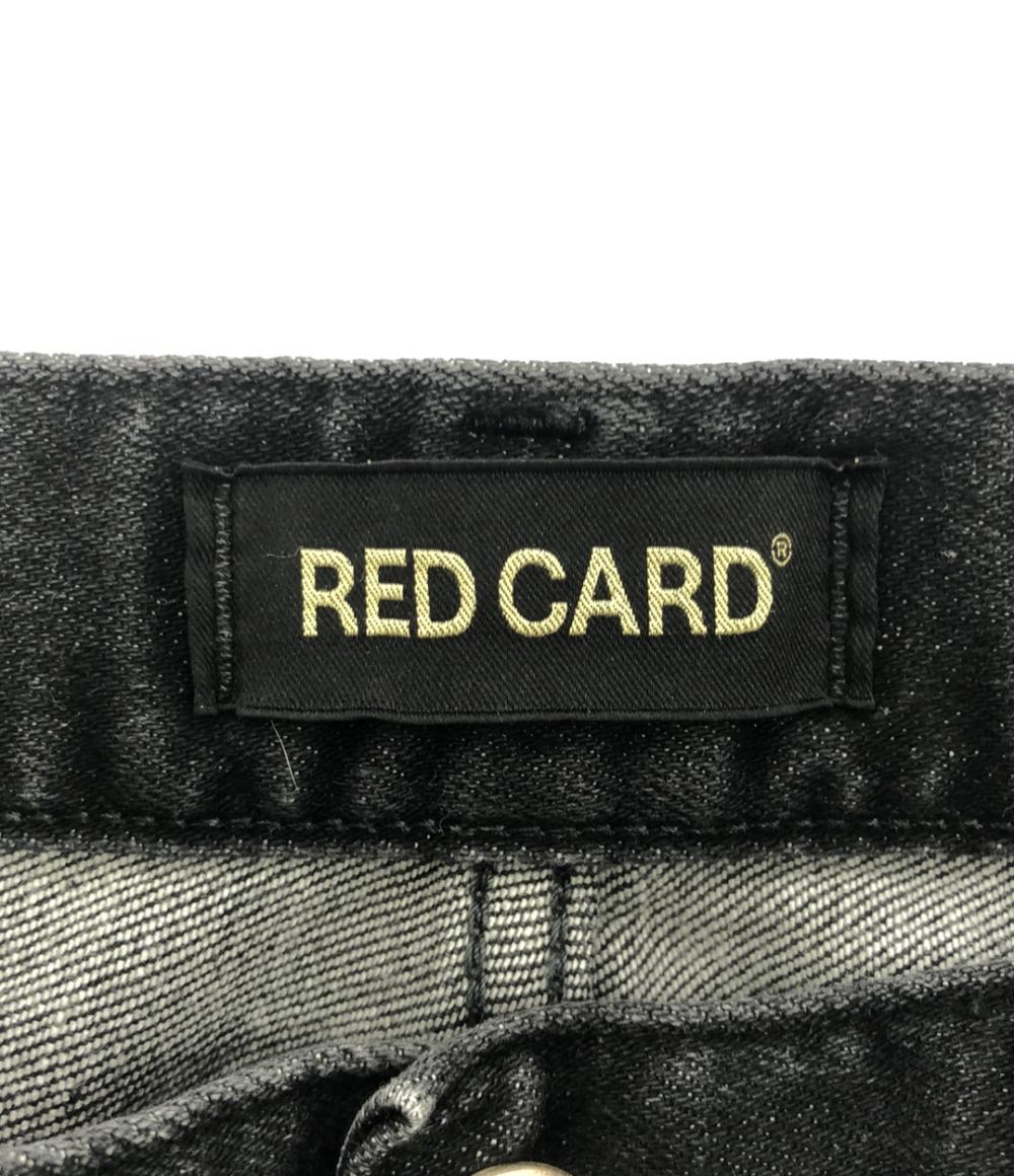 レッドカード ブラックデニムパンツ レディース SIZE 24 (L) RED CARD