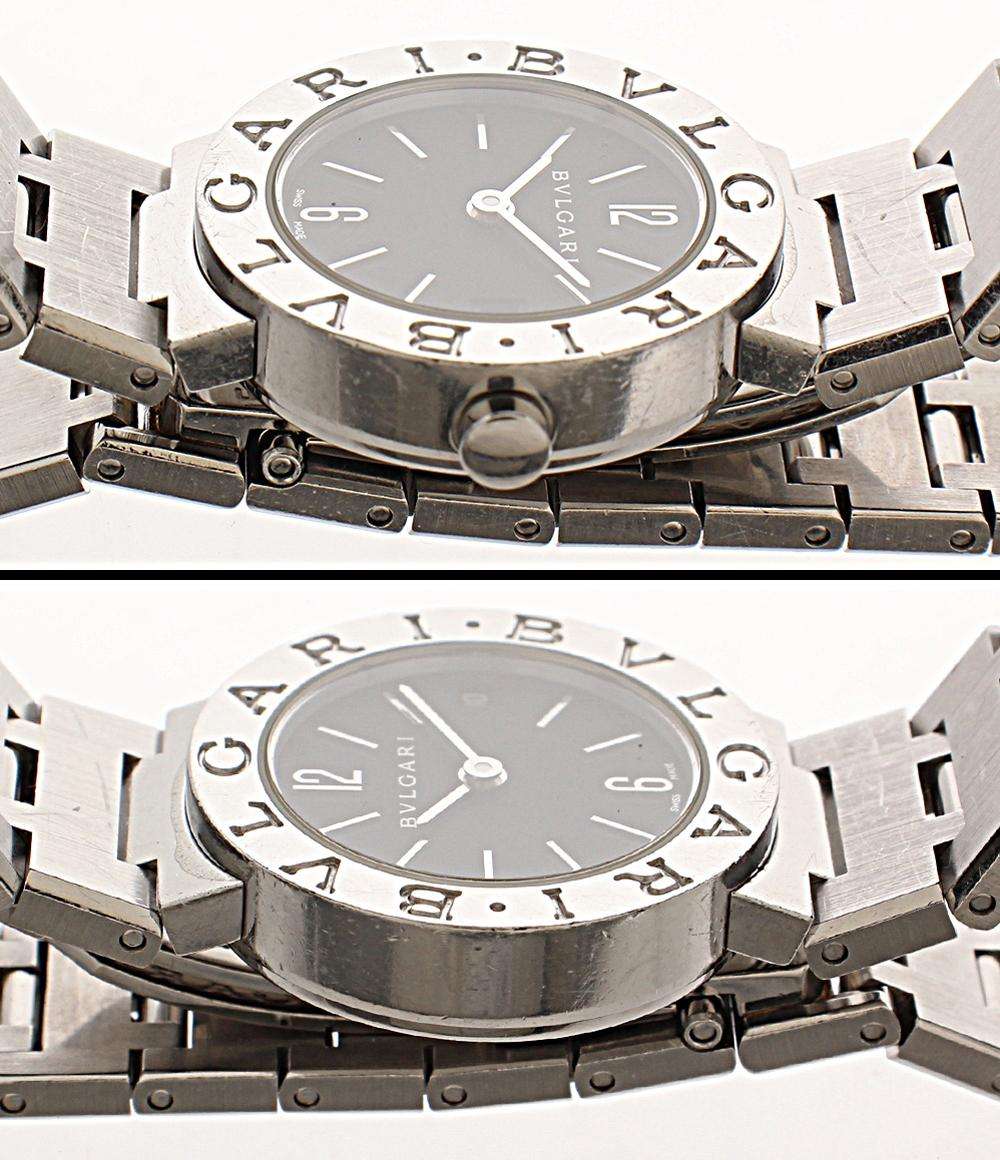 BVLGARI 腕時計 クオーツ ブラック BB23SS レディース ブルガリ