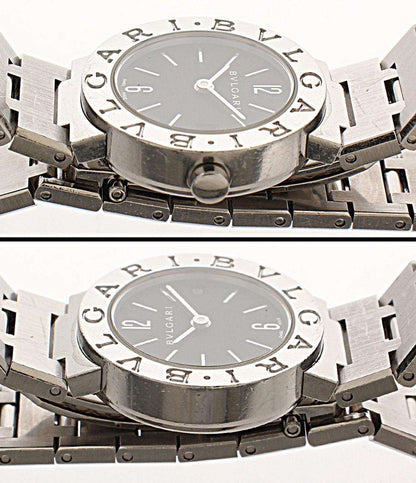 BVLGARI 腕時計 クオーツ ブラック BB23SS レディース ブルガリ