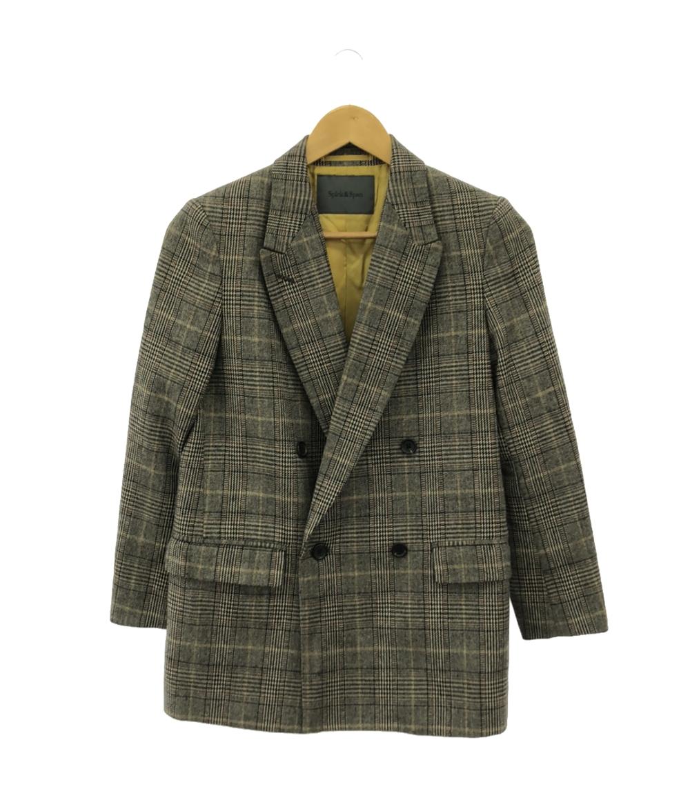 スピックアンドスパン チェックテーラードジャケット レディース SIZE 36 (XS) Spick and Span
