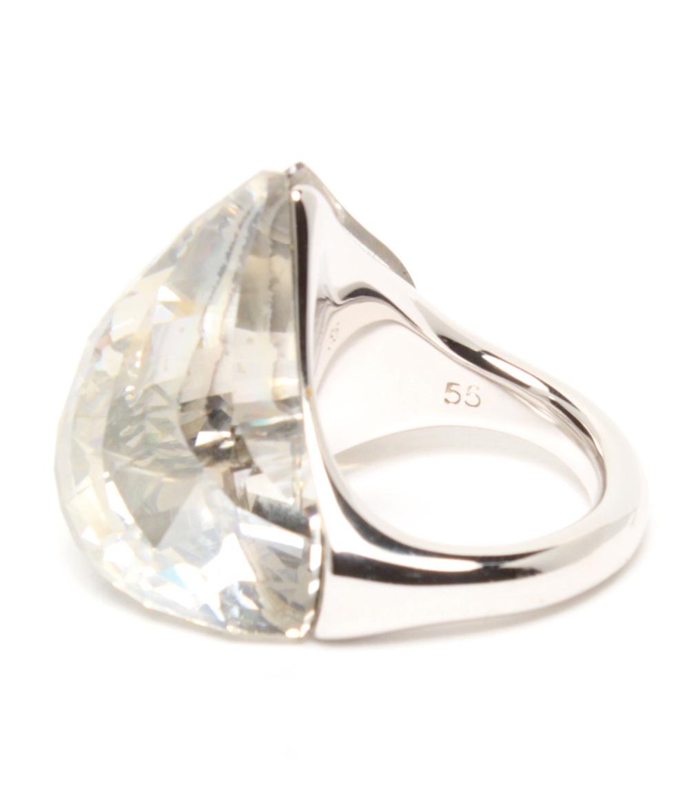 美品 SWAROVSKI リング 指輪 ハートモチーフ レディース SIZE 14号 スワロフスキー