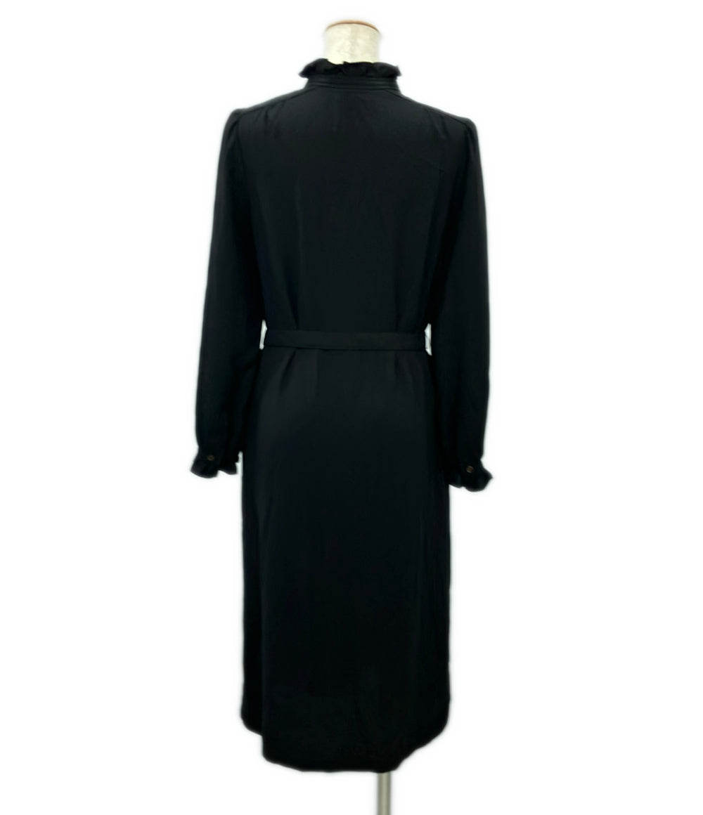 A.P.C. 長袖ワンピース フリルカラー ベルト付き 23226-1-17565 レディース SIZE 34 (XS) アーペーセー