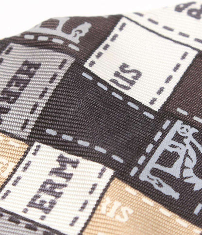 エルメス スカーフ ツイリー シルク100％ ボリュデュック チェック レディース HERMES