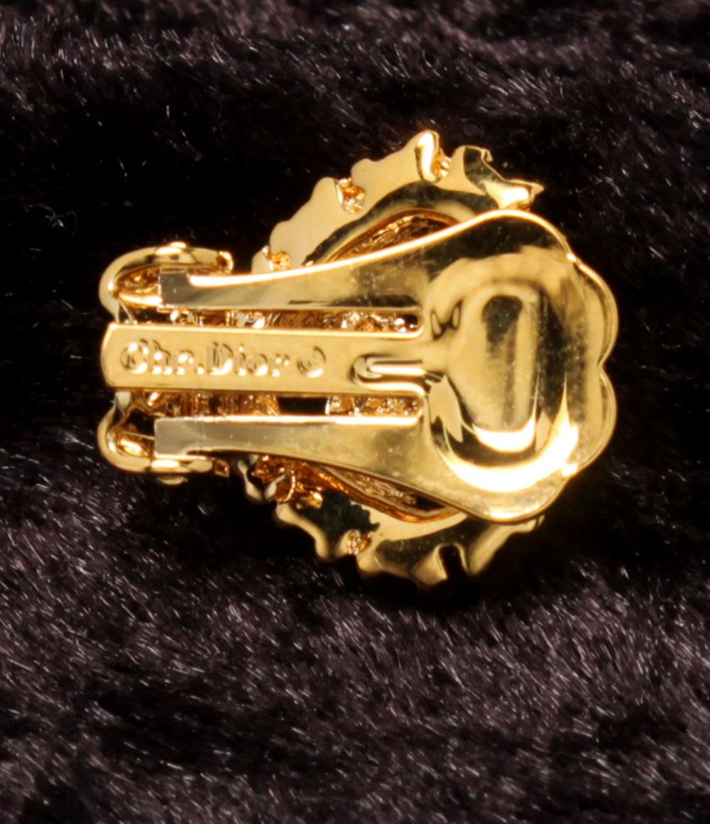 美品 Christian Dior ネックレス イヤリング Diorロゴ ハートモチーフ 2点セット レディース クリスチャンディオール