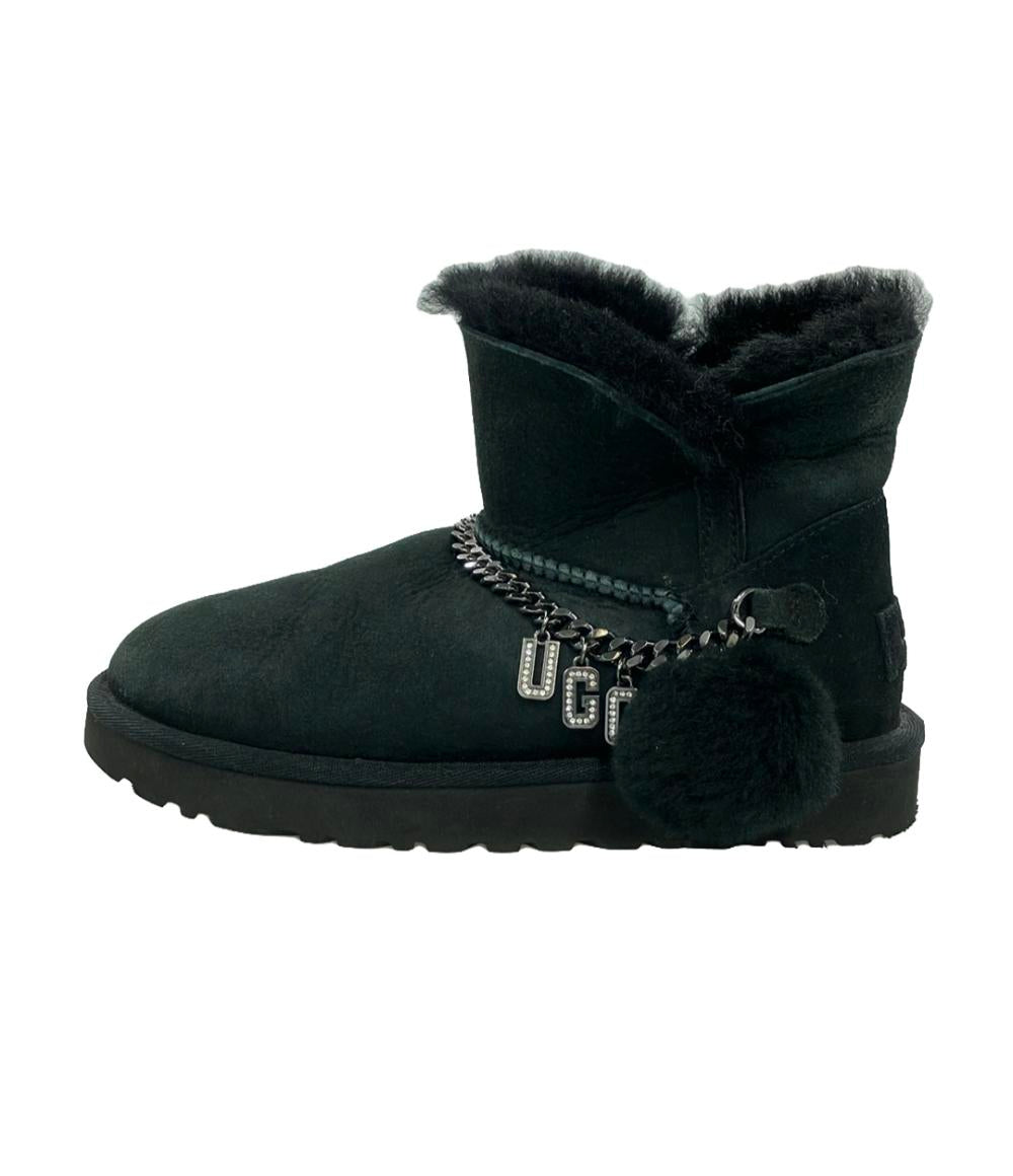 アグ ムートンブーツ チェーンロゴ レディース SIZE 22 (XS) UGG