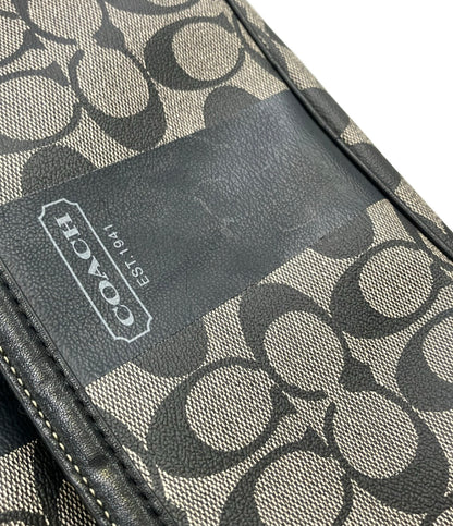 美品 COACH セカンドバッグ クラッチバッグ シグネチャー F77277 メンズ コーチ