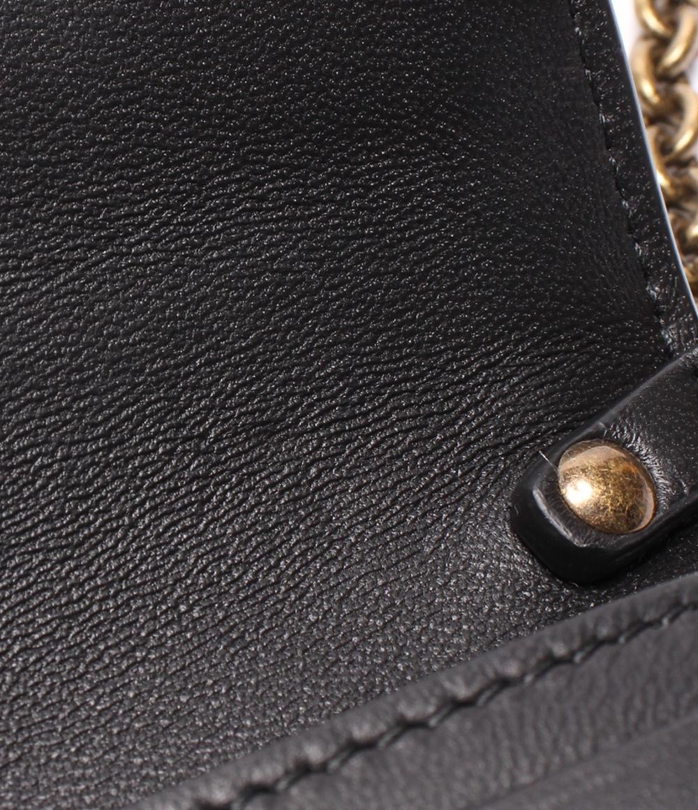 美品 ボッテガヴェネタ チェーンウォレット イントレチャート レディース BOTTEGAVENETA