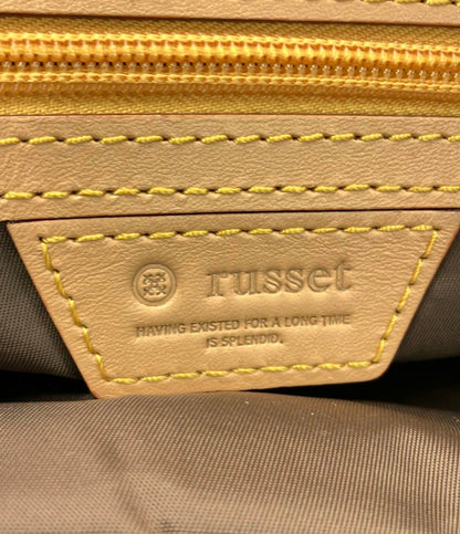 ラシット 総柄ナイロンハンドバッグ ショルダーバッグ 肩掛け レディース russet