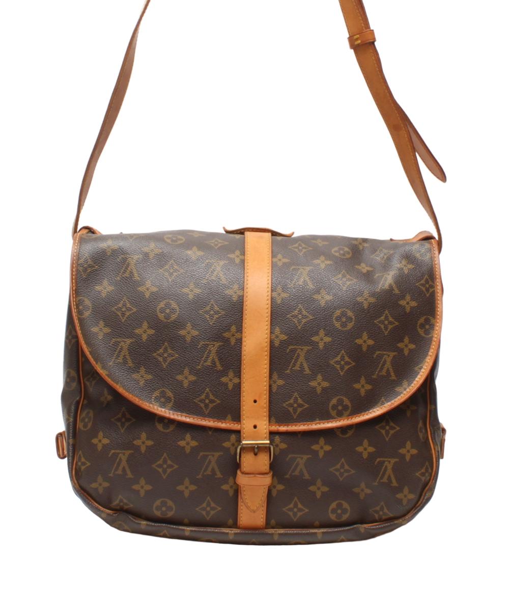 ルイ・ヴィトン ショルダーバッグ 斜め掛け ソミュール35 モノグラム M42254 レディース LOUIS VUITTON